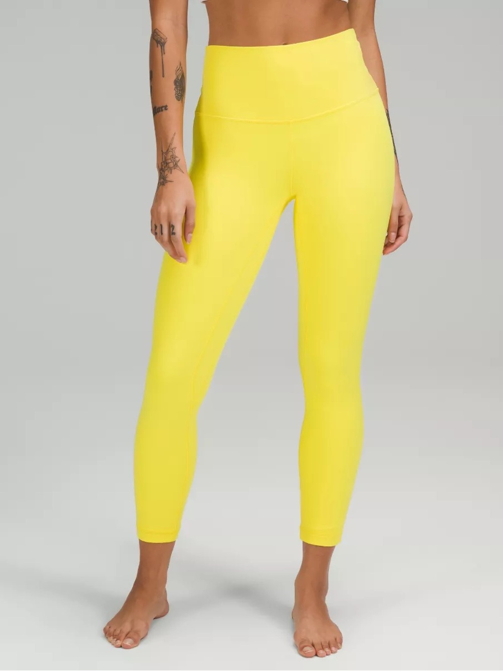 Lululemon Align High Rise Pants, 28” Yellow Serpentine | Women’s 4